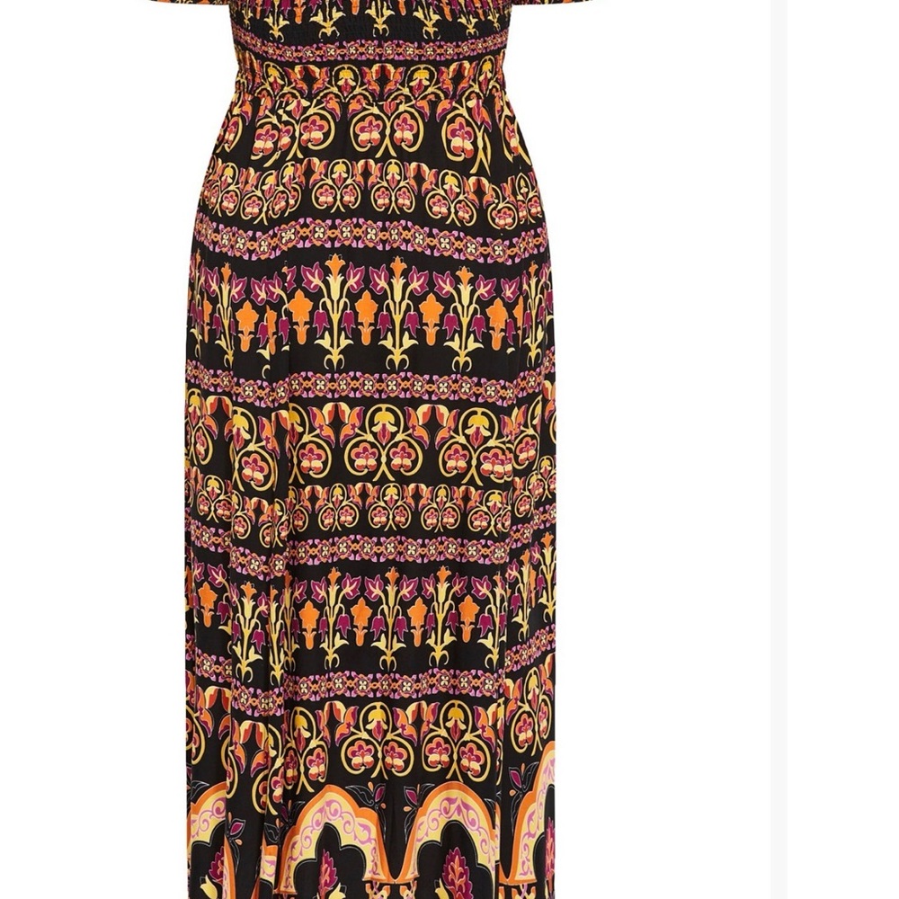 Avenue Women's Raelynn Border Maxi Dress - Multicolor - Picture 3 of 4